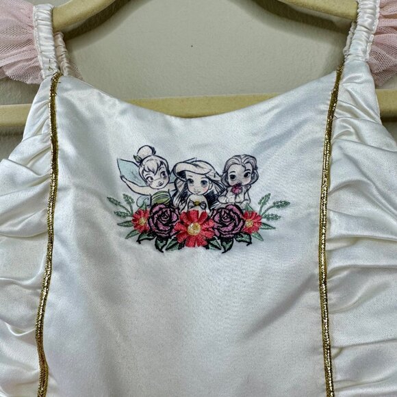 DISNEY Tinker Bell, Ariel, Belle Tutu Leotard 4 4T Animators Collection Dress Up - Picture 9 of 12